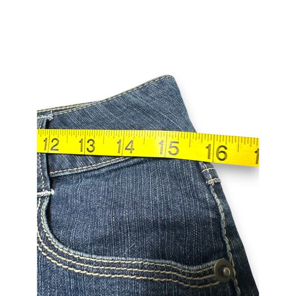 Y2K SO Wear It Declare It Denim Mini Skirt Size 5 - Picture 7 of 8